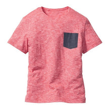 Lade das Bild in den Galerie-Viewer, 2018 New Fashion Men T-shirt Summer Brand Short Sleeve Round Neck Basic Tee Shirt Youth Man Color Block T-shirts With Pockets
