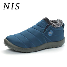 Lade das Bild in den Galerie-Viewer, NIS Waterproof Warm Plush Old Man Ankle Boots Men Shoes Winter Snow Boots Lithe High Top Casual Slip On Mens Shoes Plus Size New
